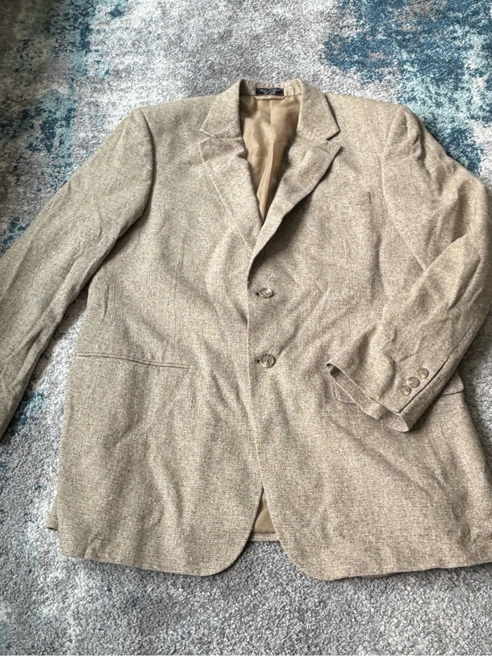 Men's Classic Silk Tweed Blazer